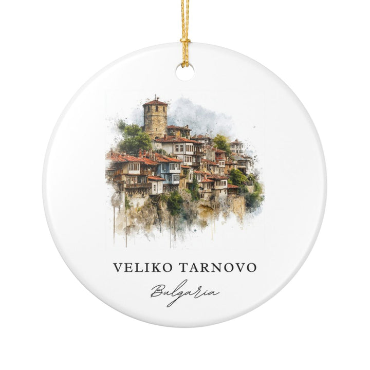 Veliko Tarnovo Ornament: Unique Veliko Tarnovo Souvenir, Veliko Tarnovo Xmas Decor, and Authentic Veliko Tarnovo Gift