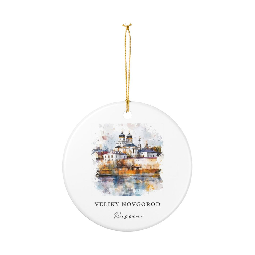Veliky Novgorod Russia Ornament: Unique Veliky Novgorod Souvenir, Veliky Novgorod Russia Xmas Decor, and Authentic Veliky Novgorod Gift