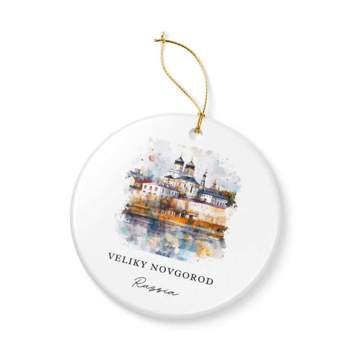 Veliky Novgorod Russia Ornament: Unique Veliky Novgorod Souvenir, Veliky Novgorod Russia Xmas Decor, and Authentic Veliky Novgorod Gift