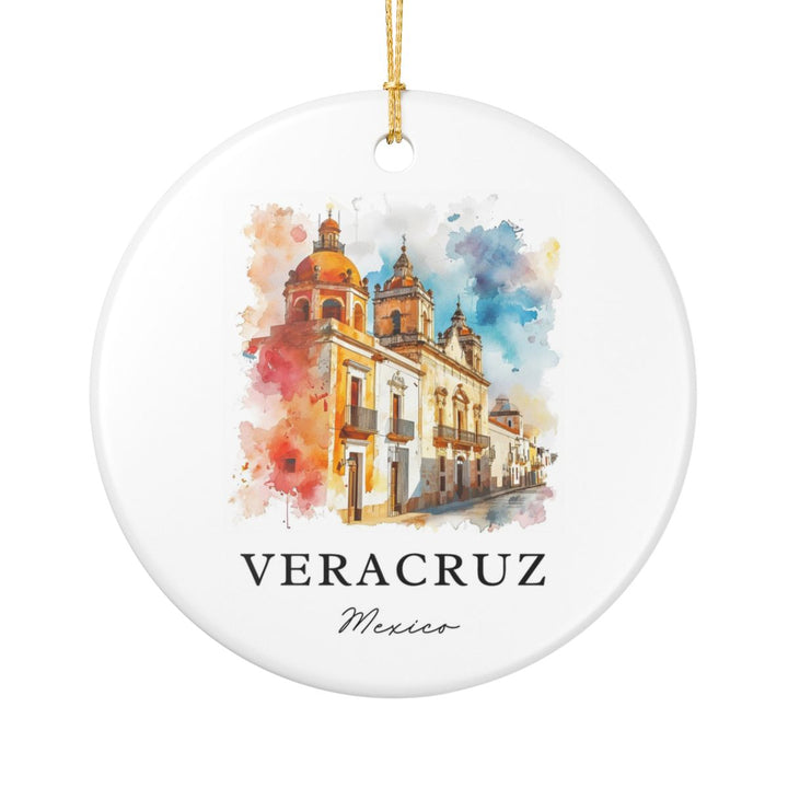 Veracruz Mexico Ornament: Unique Veracruz Souvenir, Veracruz Mexico Xmas Decor, and Authentic Veracruz Gift