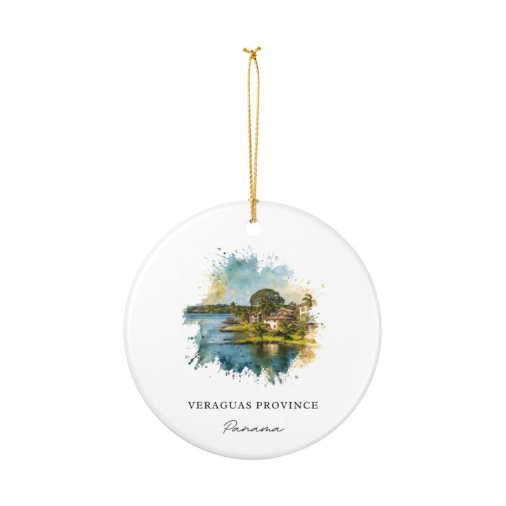 Veraguas Panama Ornament: Unique Veraguas Panama Souvenir, Veraguas Panama Xmas Decor, and Authentic Veraguas Panama Gift