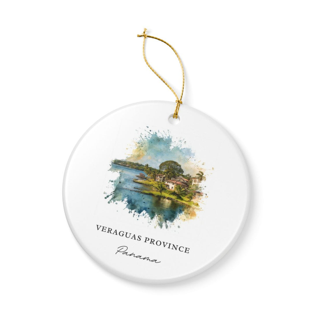 Veraguas Panama Ornament: Unique Veraguas Panama Souvenir, Veraguas Panama Xmas Decor, and Authentic Veraguas Panama Gift