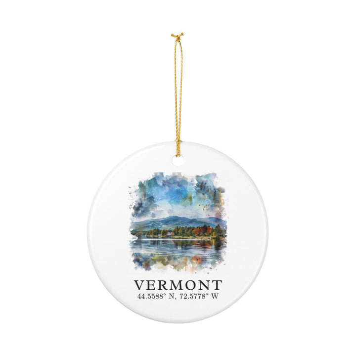 Vermont Ornament: Unique Vermont Souvenir, Vermont Xmas Decor, and Authentic Vermont Gift