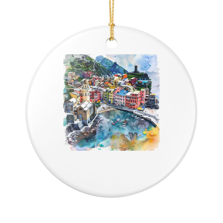 Vernazza Ornament: Unique Vernazza Souvenir, Vernazza Xmas Decor, and Authentic Vernazza Gift