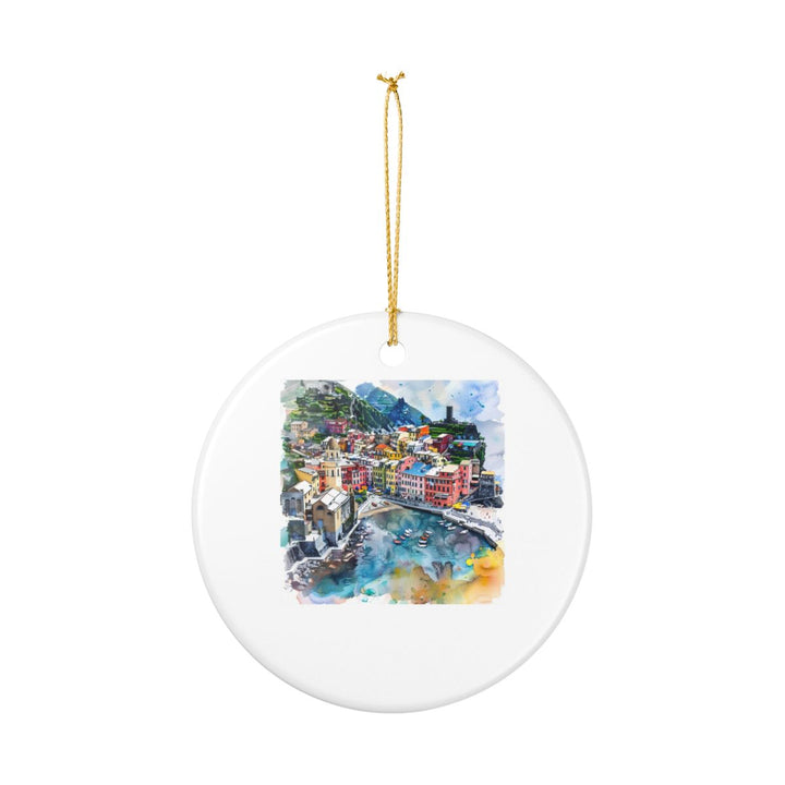 Vernazza Ornament: Unique Vernazza Souvenir, Vernazza Xmas Decor, and Authentic Vernazza Gift