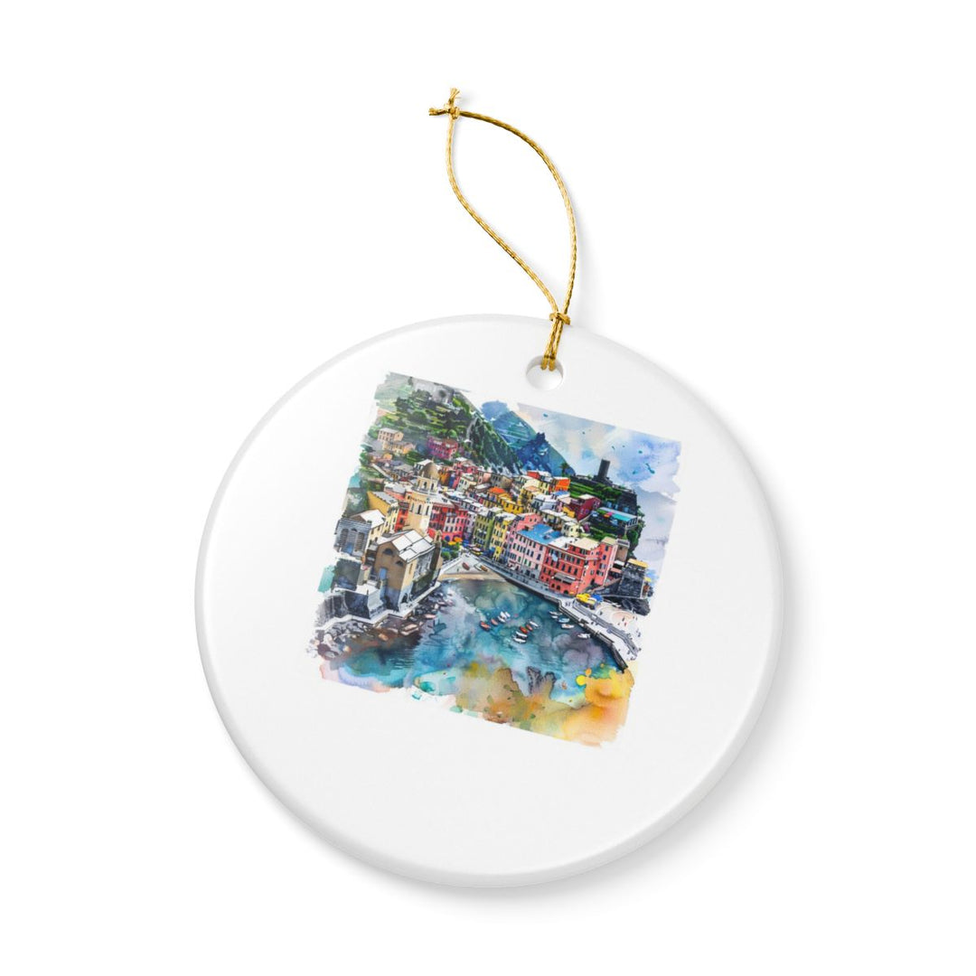 Vernazza Ornament: Unique Vernazza Souvenir, Vernazza Xmas Decor, and Authentic Vernazza Gift