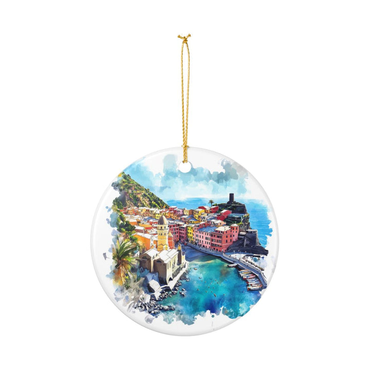 Vernazza Ornament: Unique Vernazza Souvenir, Vernazza Xmas Decor, and Authentic Vernazza Gift