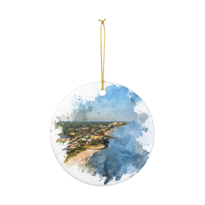 Vero Beach Florida Ornament: Unique Vero Beach Souvenir, Vero Beach Florida Xmas Decor, and Authentic Vero Beach Gift