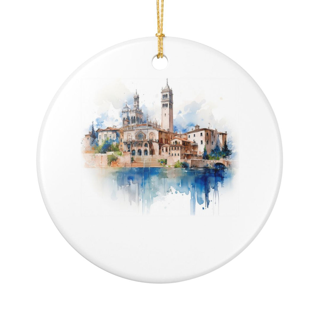 Verona Italy Ornament: Unique Verona Italy Souvenir, Verona Italy Xmas Decor, and Authentic Verona Italy Gift