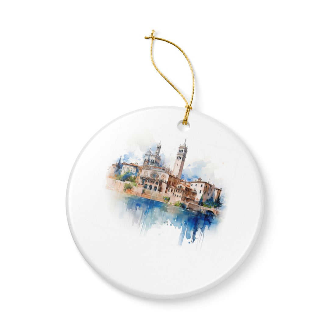 Verona Italy Ornament: Unique Verona Italy Souvenir, Verona Italy Xmas Decor, and Authentic Verona Italy Gift