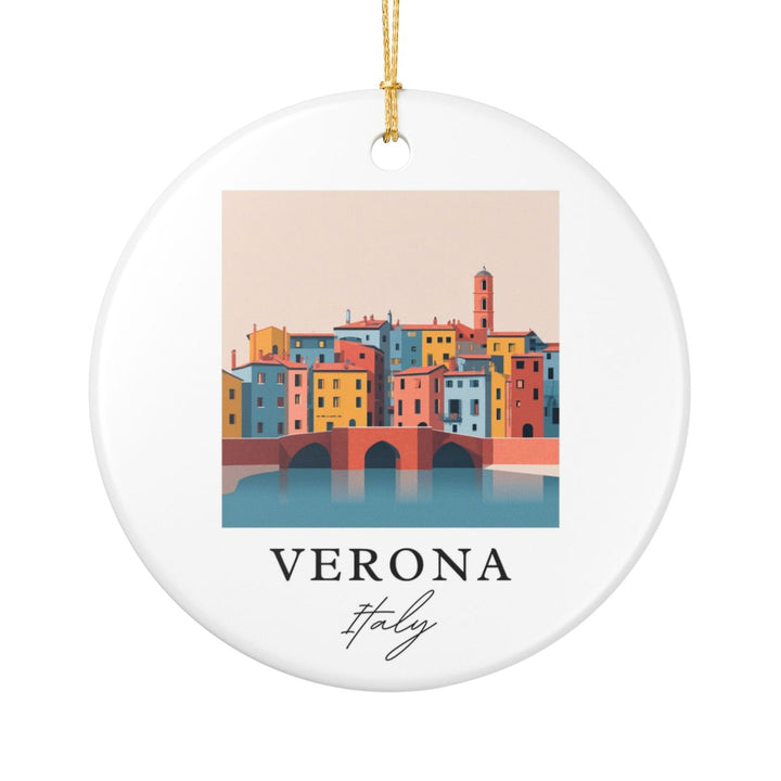 Verona Italy Ornament: Unique Verona Italy Souvenir, Verona Italy Xmas Decor, and Authentic Verona Italy Gift