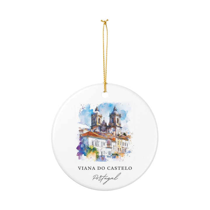 Viana Do Castelo Portugal Ornament: Unique Viana Do Castelo Souvenir, Viana Do Castelo Portugal Xmas Decor, and Authentic Viana Do Castelo Gift