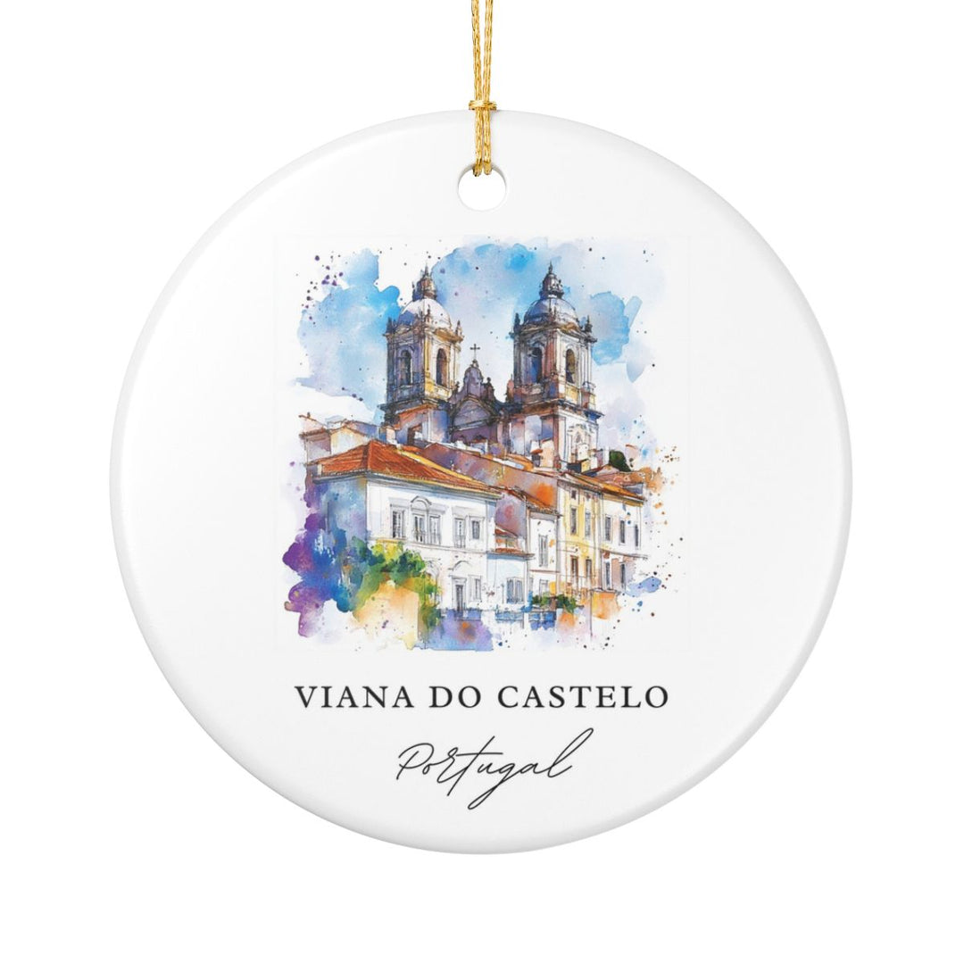 Viana Do Castelo Portugal Ornament: Unique Viana Do Castelo Souvenir, Viana Do Castelo Portugal Xmas Decor, and Authentic Viana Do Castelo Gift