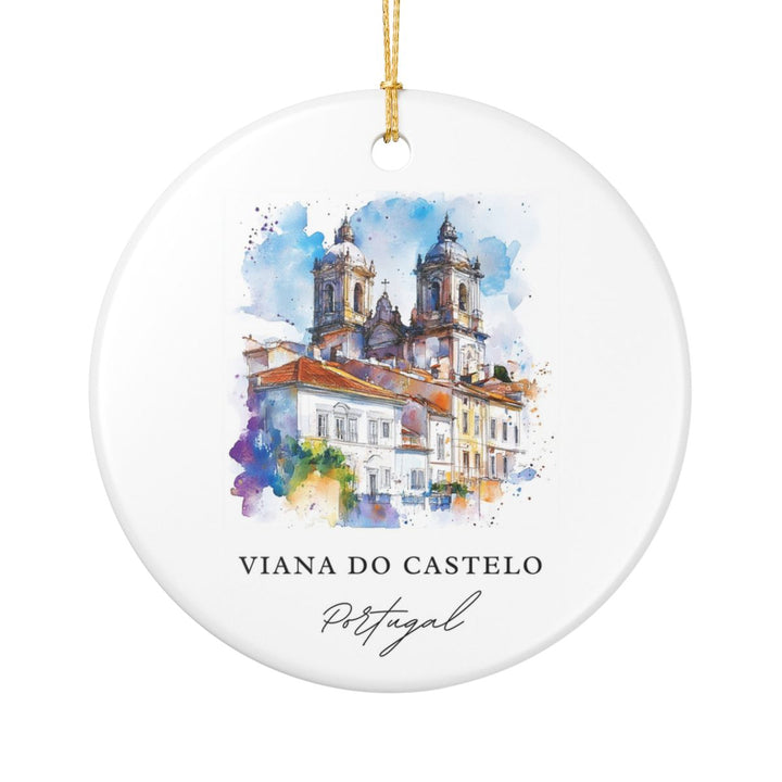 Viana Do Castelo Portugal Ornament: Unique Viana Do Castelo Souvenir, Viana Do Castelo Portugal Xmas Decor, and Authentic Viana Do Castelo Gift