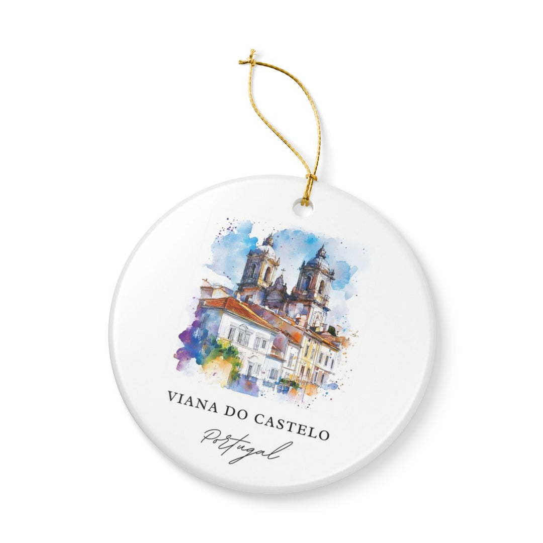 Viana Do Castelo Portugal Ornament: Unique Viana Do Castelo Souvenir, Viana Do Castelo Portugal Xmas Decor, and Authentic Viana Do Castelo Gift