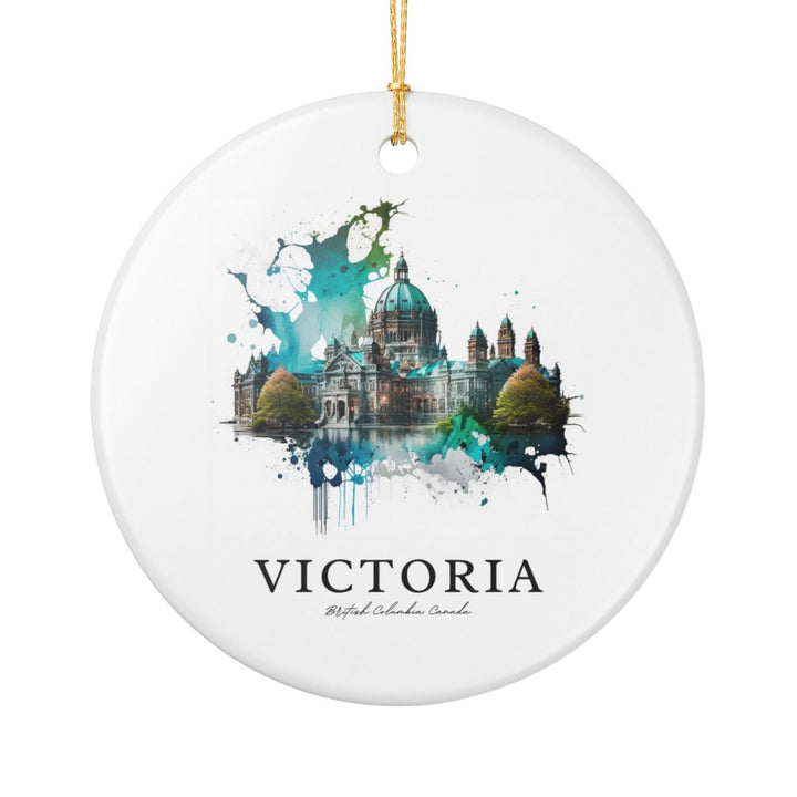 Victoria British Columbia Canada Ornament: Unique Victoria British Columbia Souvenir, Victoria British Columbia Canada Xmas Decor