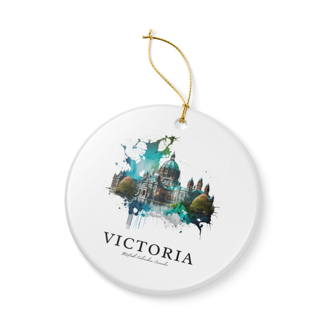 Victoria British Columbia Canada Ornament: Unique Victoria British Columbia Souvenir, Victoria British Columbia Canada Xmas Decor