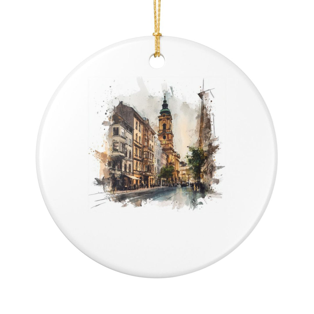 Vienna Austria Ornament: Unique Vienna Souvenir, Vienna Austria Xmas Decor, and Authentic Vienna Gift
