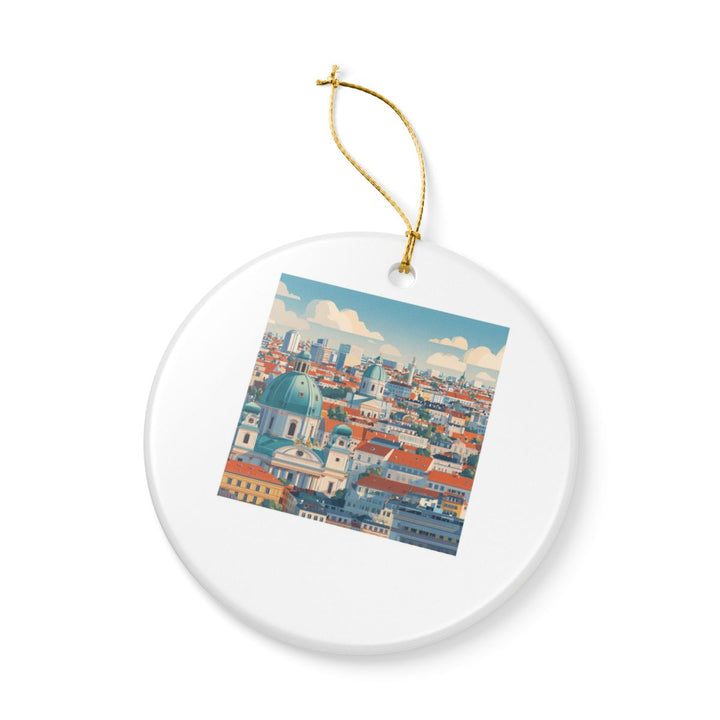 Vienna Austria Ornament: Unique Vienna Souvenir, Vienna Austria Xmas Decor, and Authentic Vienna Gift