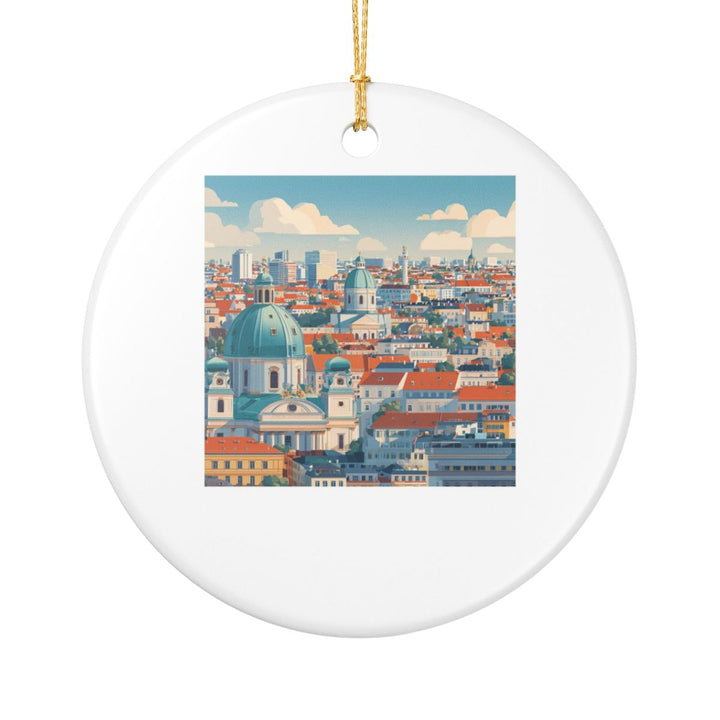 Vienna Austria Ornament: Unique Vienna Souvenir, Vienna Austria Xmas Decor, and Authentic Vienna Gift
