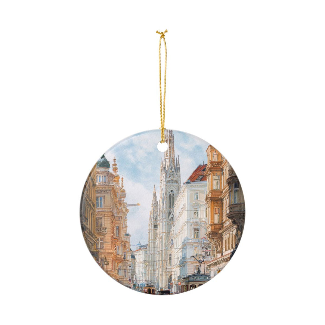 Vienna Austria Ornament: Unique Vienna Souvenir, Vienna Austria Xmas Decor, and Authentic Vienna Gift