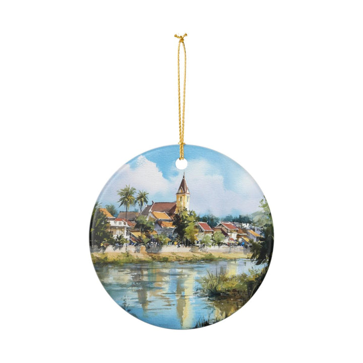 Vientiane Laos Ornament: Unique Vientiane Laos Souvenir, Vientiane Laos Xmas Decor, and Authentic Vientiane Laos Gift