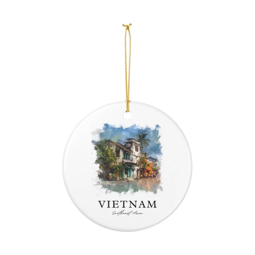 Vietnam Vietnam Ornament: Unique Vietnam Souvenir, Vietnam Vietnam Xmas Decor, and Authentic Vietnam Gift
