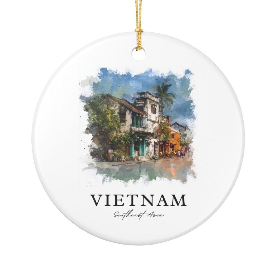 Vietnam Vietnam Ornament: Unique Vietnam Souvenir, Vietnam Vietnam Xmas Decor, and Authentic Vietnam Gift