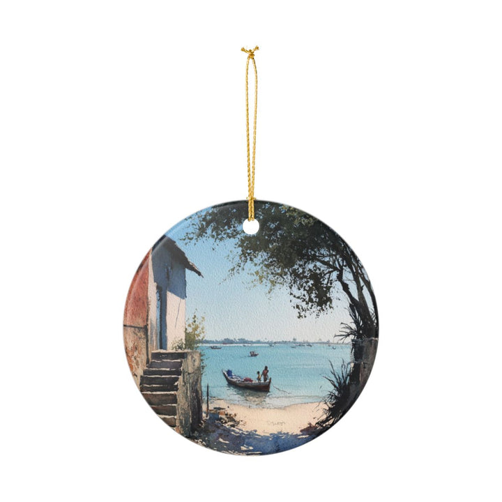 Vilankulos Mozambique Ornament: Unique Vilankulos Mozambique Souvenir, Vilankulos Mozambique Xmas Decor, and Authentic Vilankulos Mozambique Gift