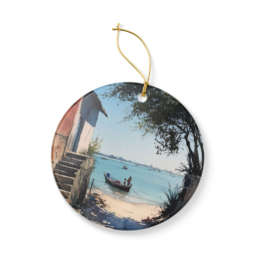Vilankulos Mozambique Ornament: Unique Vilankulos Mozambique Souvenir, Vilankulos Mozambique Xmas Decor, and Authentic Vilankulos Mozambique Gift