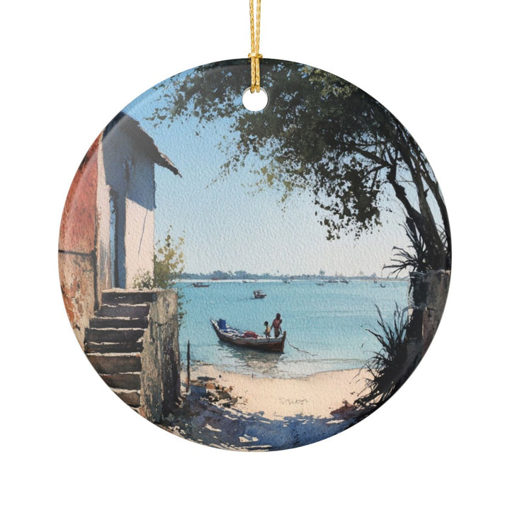 Vilankulos Mozambique Ornament: Unique Vilankulos Mozambique Souvenir, Vilankulos Mozambique Xmas Decor, and Authentic Vilankulos Mozambique Gift
