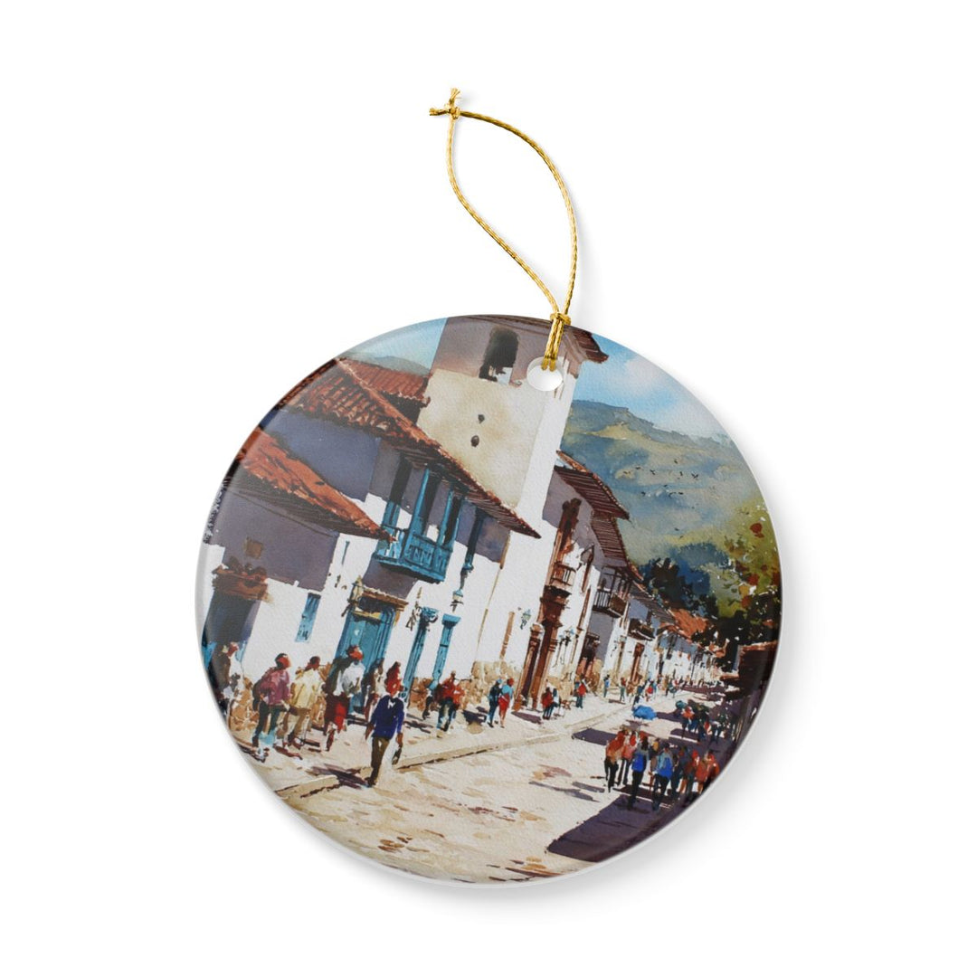 Villa DE Leyva Ornament: Unique Villa DE Leyva Souvenir, Villa DE Leyva Xmas Decor, and Authentic Villa DE Leyva Gift