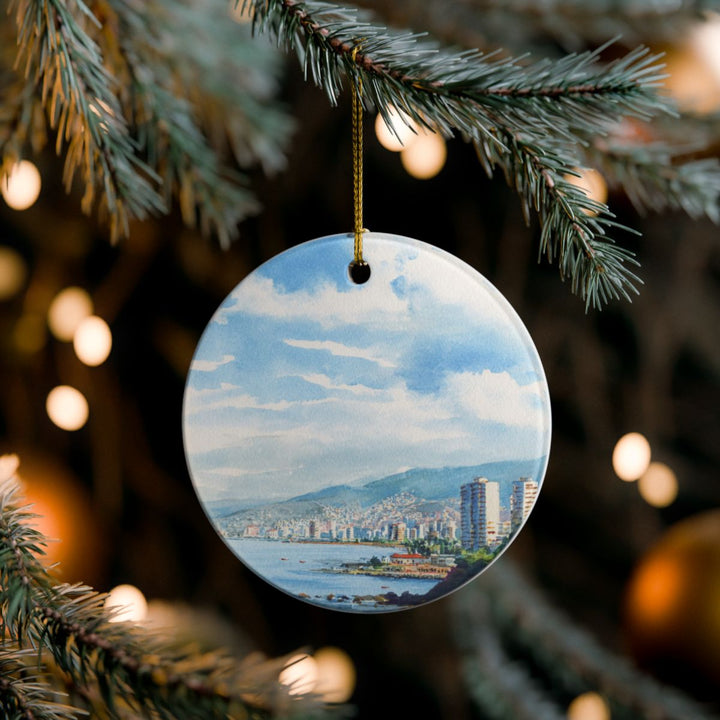 Vina del Mar Ornament: Unique Vina del Mar Souvenir, Vina del Mar Xmas Decor, and Authentic Vina del Mar Gift