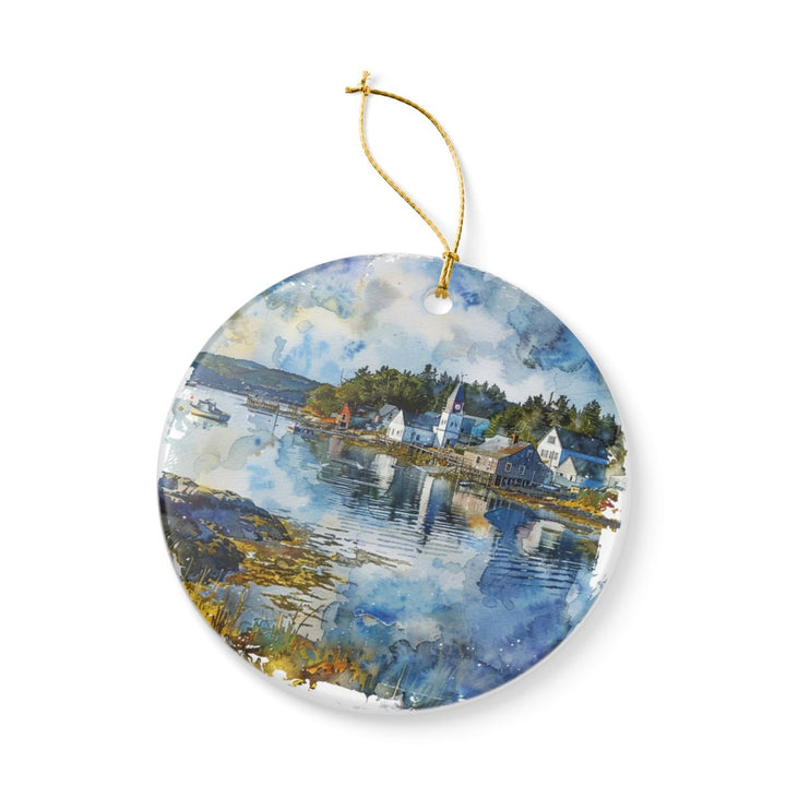 Vinalhaven ME Ornament: Unique Vinalhaven Souvenir, Vinalhaven Maine Xmas Decor, and Authentic Vinalhaven Gift