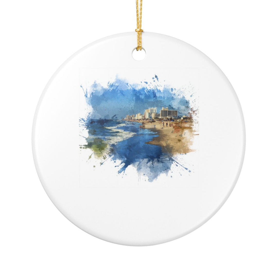 Virginia Beach Virginia Ornament: Unique Virginia Beach Souvenir, Virginia Beach Virginia Xmas Decor, and Authentic Virginia Beach Gift