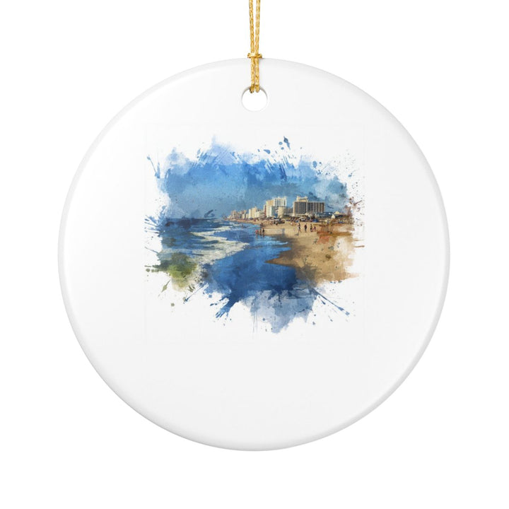 Virginia Beach Virginia Ornament: Unique Virginia Beach Souvenir, Virginia Beach Virginia Xmas Decor, and Authentic Virginia Beach Gift