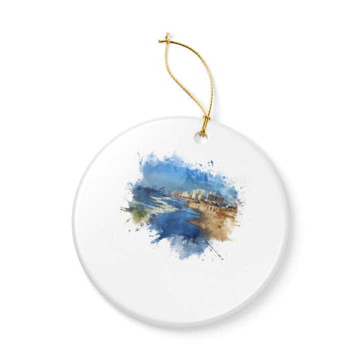 Virginia Beach Virginia Ornament: Unique Virginia Beach Souvenir, Virginia Beach Virginia Xmas Decor, and Authentic Virginia Beach Gift