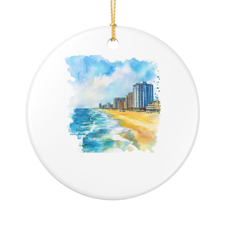 Virginia Beach Virginia Ornament: Unique Virginia Beach Souvenir, Virginia Beach Virginia Xmas Decor, and Authentic Virginia Beach Gift