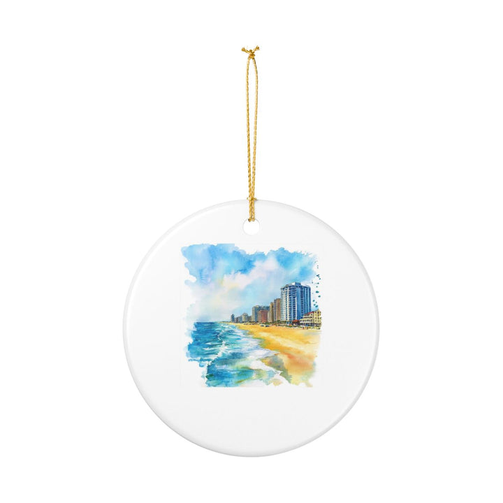 Virginia Beach Virginia Ornament: Unique Virginia Beach Souvenir, Virginia Beach Virginia Xmas Decor, and Authentic Virginia Beach Gift