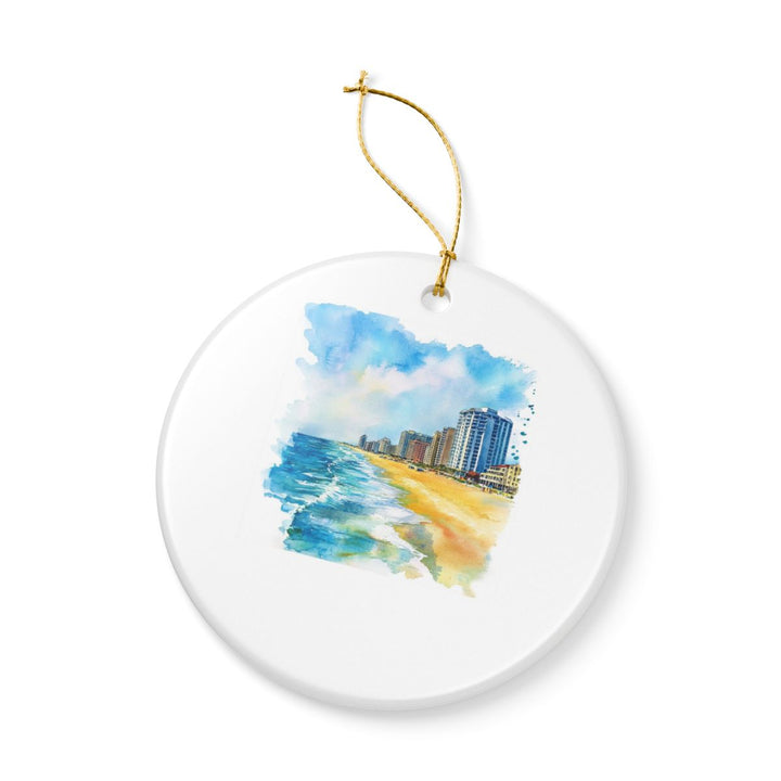 Virginia Beach Virginia Ornament: Unique Virginia Beach Souvenir, Virginia Beach Virginia Xmas Decor, and Authentic Virginia Beach Gift
