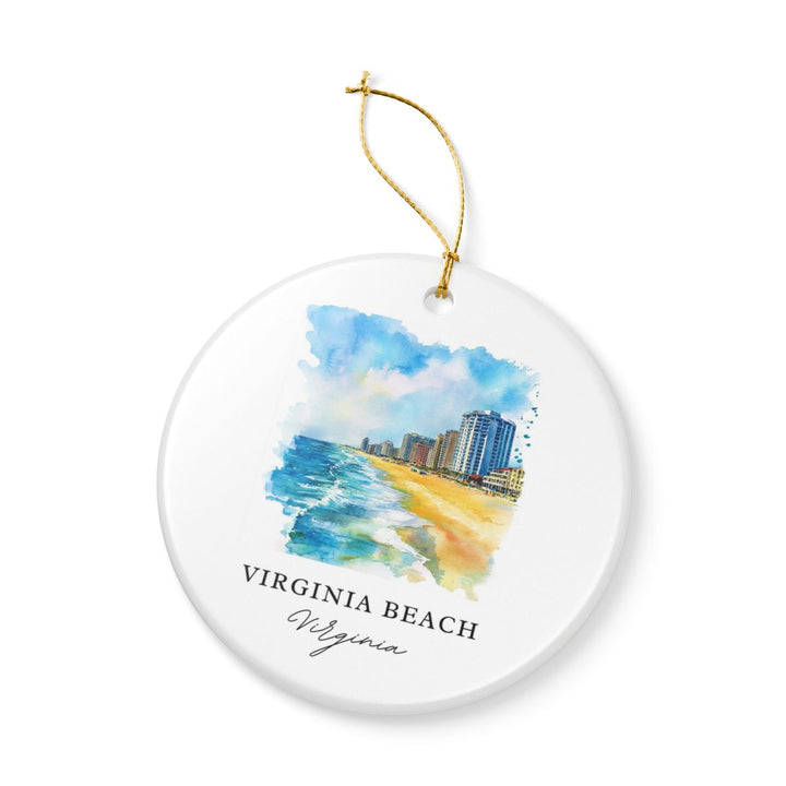 Virginia Beach Virginia Ornament | Christmas Travel Souvenir Gift