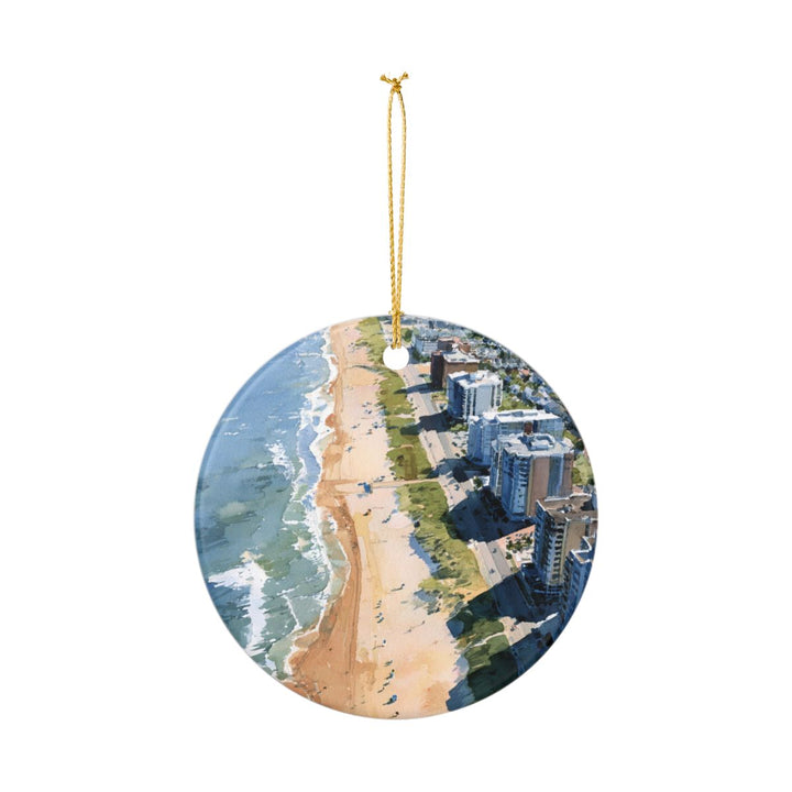 Virginia Beach Virginia Ornament: Unique Virginia Beach Souvenir, Virginia Beach Virginia Xmas Decor, and Authentic Virginia Beach Gift