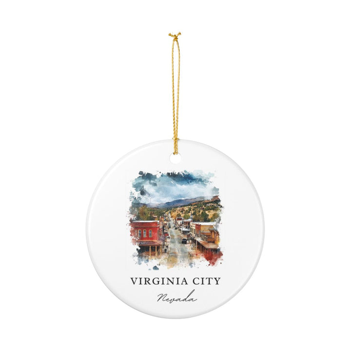 Virginia City Nevada Ornament: Unique Virginia City Souvenir, Virginia City Nevada Xmas Decor, and Authentic Virginia City Gift