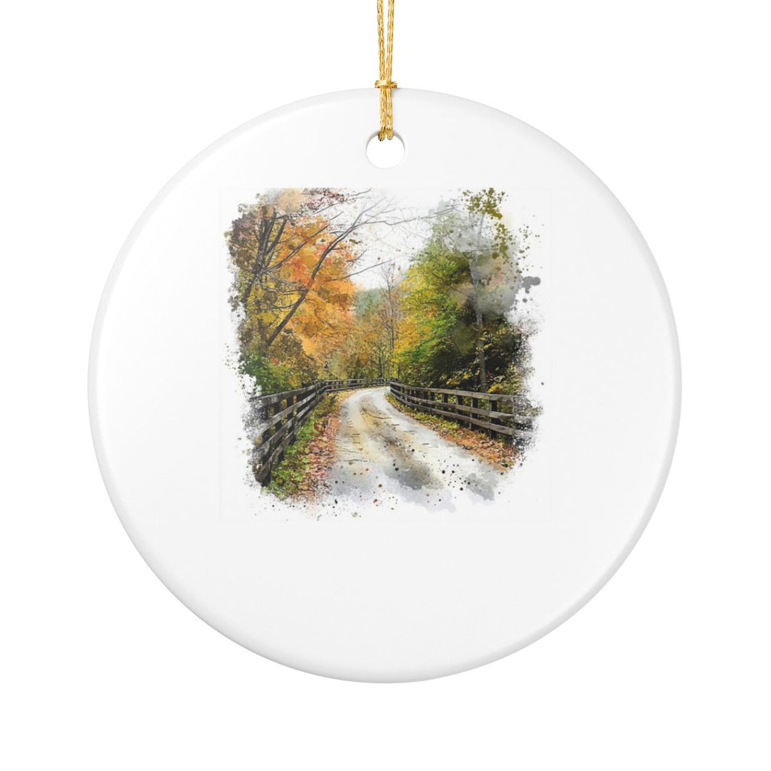 Virginia Creeper Trail Ornament: Unique Virginia Creeper Trail Souvenir, Virginia Creeper Trail Xmas Decor, and Authentic Virginia Creeper Trail Gift
