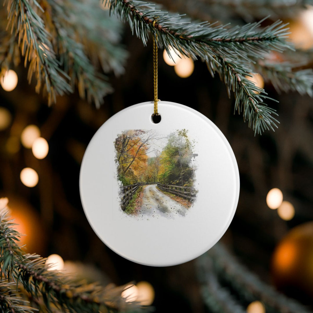 Virginia Creeper Trail Ornament: Unique Virginia Creeper Trail Souvenir, Virginia Creeper Trail Xmas Decor, and Authentic Virginia Creeper Trail Gift