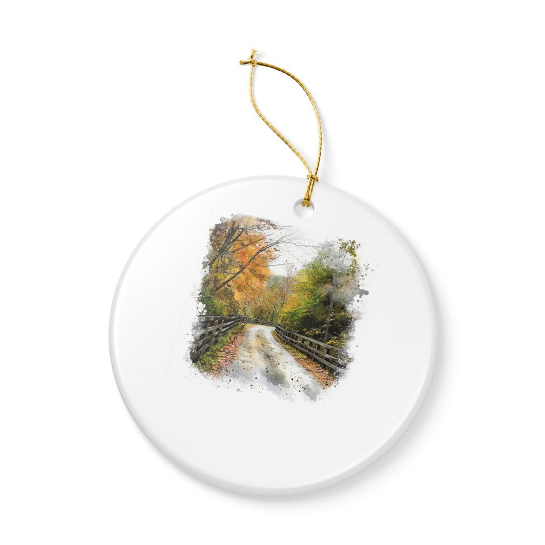 Virginia Creeper Trail Ornament: Unique Virginia Creeper Trail Souvenir, Virginia Creeper Trail Xmas Decor, and Authentic Virginia Creeper Trail Gift