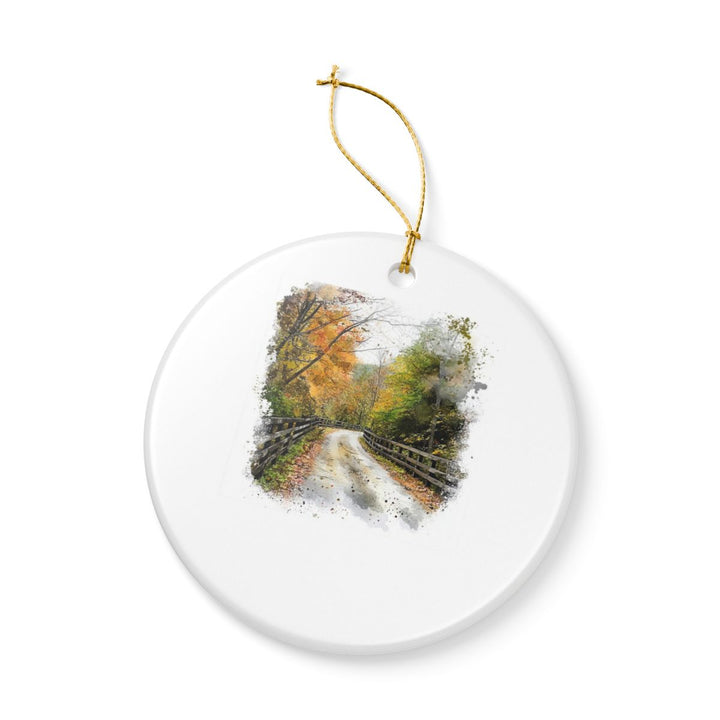 Virginia Creeper Trail Ornament: Unique Virginia Creeper Trail Souvenir, Virginia Creeper Trail Xmas Decor, and Authentic Virginia Creeper Trail Gift