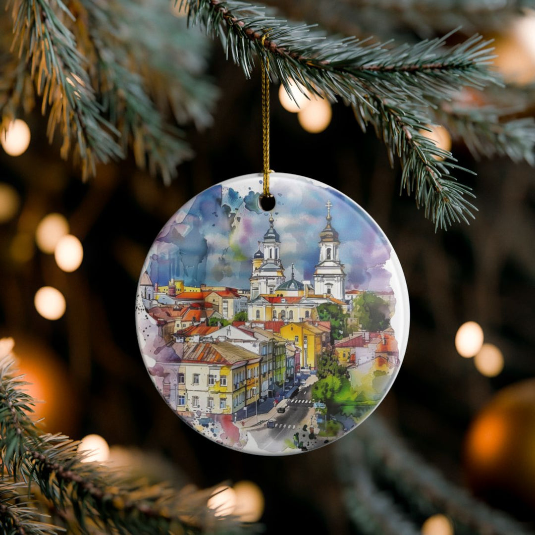Vitebsk Belarus Ornament: Unique Vitebsk Belarus Souvenir, Vitebsk Belarus Xmas Decor, and Authentic Vitebsk Belarus Gift