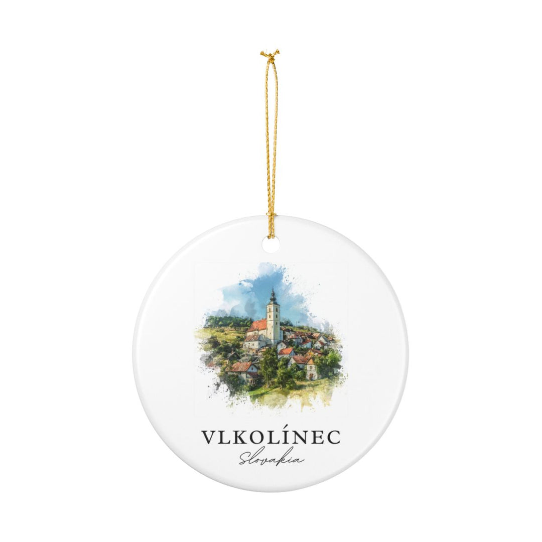 Vlkolinec Slovakia Ornament: Unique Vlkolinec Souvenir, Vlkolinec Slovakia Xmas Decor, and Authentic Vlkolinec Gift