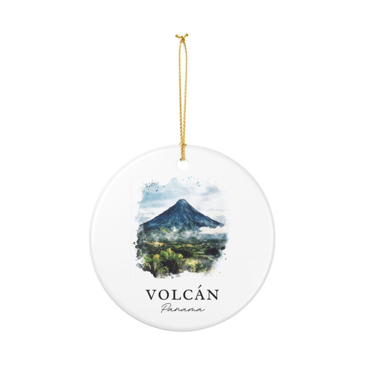 Volcán Panama Ornament: Unique Volcán Panama Souvenir, Volcán Panama Xmas Decor, and Authentic Volcán Panama Gift